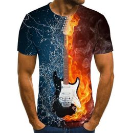 Men039s TShirts Fashion TShirt 3d MenWomen Funny Hip Hop Guitar Bass Tshirt Print Streetwear Music Top Suit Kids T Shirt Har1167631