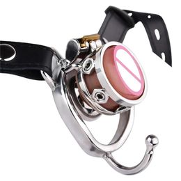 Metal Chastity Belt Cock Cage Device Steel Penis Cover Sensual Toys Man Novelty Couple Sex Products for Men Accessories