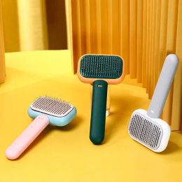 Combs Pet Cleaning Comb Small Medium Large Dog Combing Hair Selfcleaning Brush Cat Massage Removing Floating Hair Pet Needle Comb