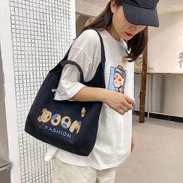 Evening Bags Ladies Phone Pouch Women's Clutch Coin Purse Large Capacity Shoulder Casual Tote Cartoon Shopping Canvas Handbags