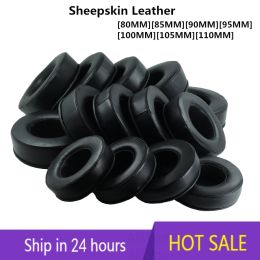 Headphones Sheepskin Leather Replacement Round EarPad 70MM 75MM 80MM 85MM 90MM 95MM 100MM 105MM 110MM Ear Cups Ear Pads for Headphones Cove