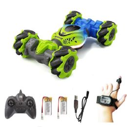 Cars 2.4G Gesture Sensing RC Stunt Car for Boys Girls Drift Stunt Remote Control Car Toys Twist Cars Hand Controlled with Light Music
