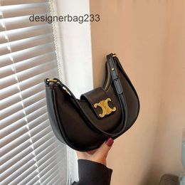New arrival Designer bag shoulder bag Celiines bag Underarm Bag Women's Bag Fashion Simple Black Crescent Bag evening clutch bag KMBK