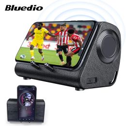 Speakers Bluedio MS mobile soundbar portable speaker wireless induction speaker with sensor phone stand holder loudspeaker