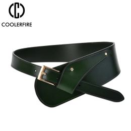 Belts Belts Women Fashion Wide Belts Decorate Waistband Accessory Genuine Leather Waist Corset Belt Female Dress Strap Lb2196