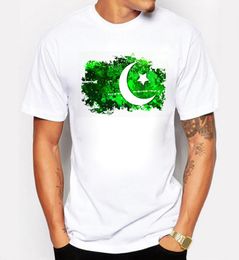 Brandclothing Summer Men T Shirt Pakistan Flag Print Cotton Nostalgic Style Man Tshirts Pakistan Fans Cheer Men Tops6442081