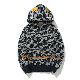 Mens hoodies Camouflage hoodie zip jacket designer hoodie sweater hoodies women sportswear sweatshirt streetwear Asian size Unisex pullover Full zipper design 33