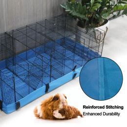 Cages Pet Cage Bottom Cover Waterproof Bottom Cage Mat For Dogs Bunny Guinea Pig Small Pet Kennel Cage Bed Mat Lining Cover Supplies