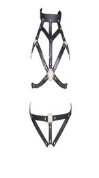 sexy cosplay costume sm leather lingerie full body fetish bondage harness strap sex toys for couple7811871