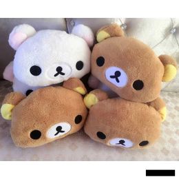 Stuffed Plush Animals Kaii Rilakkuma Plush Toy Kiiroitori Chick Couple Rilakkuma Pillow Teddy Bear Stuffed Doll Cushion Hand Warmer Winter Xmas Gift