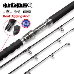 Rods Hunthouse Ocea Game GT Popping Fishing Rod Spinning Fuji Guide Carbon Fibre 2.35m 2.55m 2.7m Boat For Inshore Popper Jig Tuna GT