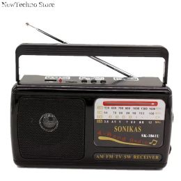 Radio 1861U Digital Radio High Sensitivity Rechargeable SignalReception Loud Sound AM FM SW Fullwave Band MP3 Player Speaker