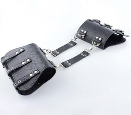 Arm Restraints PU Leather Upper Arm Cuffs SM Bondage Sex Toys Sex Slave Femdom Bondage Gear BDSM Toys Adult Game6411188