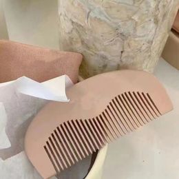 Designer Nude Pink Classic Beauty with Linen Fragmented Flower Packaging Package Gift Box Girl Comb