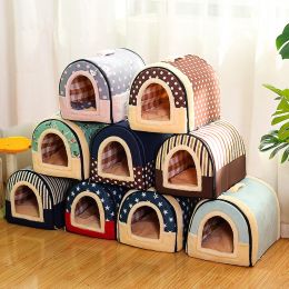 Mats BONZERpet Cat Bed Winter Warm Cosy For Small Pet Indoor Kitten House Dog Nest Cave Sleeping House Pet Products