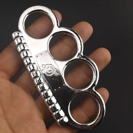 Power Design Fashion Fast Shipping 100% Gaming Ring Tools Strongly Knuckleduster Window Brackets Factory Four Finger Rings Keychain Boxer Self Defence 353953