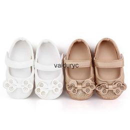 First Walkers Baby Girl Shoes Cute Bowknot Soft Pu Mary Jane Anti-Slip Sele Spring Summer Sandal for 0-6-12mh24229