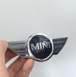 3D Metal Chrome Car Front Hood Rear Trunk 3D Replace Badge Emblem Logo Sticker For MINI Cooper4071121