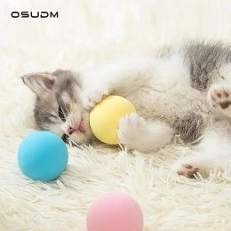 Toys OSUDM Smart Cat Toys Selfmoving Kitten Rolling Training Ball Music Squeaky Interactive Indoor Automatic Playing Toy For Pets