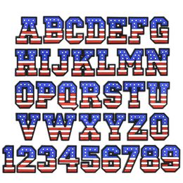 American Flag Letters Numbers Croc Charms for Men Boys Girls Shoe Charms for Teens Women Adults, Toddler Pins for Kids Sandals Decoration