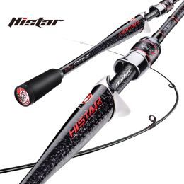 Rods Histar Competitive High Carbon Spinning Fishing Rod 2.28m Fuji K SIC Guide lure rod ml m mh Fast Action Casting Bass Fishing Rod