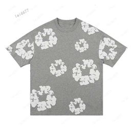 2024 Fashion high street Designer Men's Shirts Floral Graphic T Shirt Streetwear Woman Tshirts Spring and Summer Tops Tees
