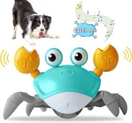 Toys Electric Dog Toys Smart Auto Dog Toys for Dogs Escape Crab Toy Training Selfmoving Pet Puppy Toys Interactive Indoor Play Toy