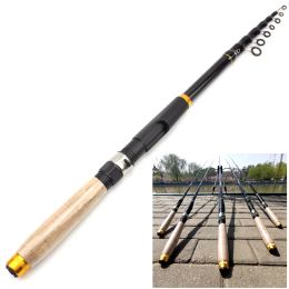 Rods Multifunction 1.83.6m Superhard Hand Telescopic Fishing Rod Carp Lure Sea Spinning Carbon Fishing Rod Fishing Tackle Pesca