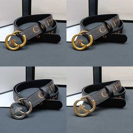 Versatile classic belt Luxury Belt Mens Letter G Smooth Button Business Luxury Brand Leisure Fashion Designer Belts For Women