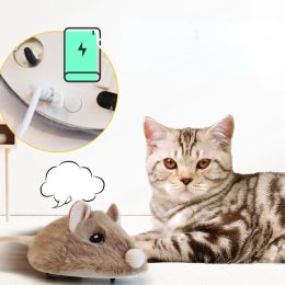 Toys 2023 New Cat Toys Electric Mouse Simulated Voice Self Hi Relieve Fun Automatic Cat teaser Toys Pet Supplies