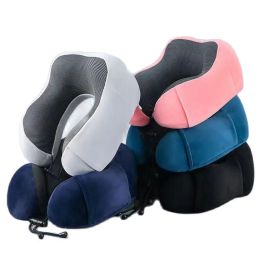 Pillow U Shaped Memory Foam Neck Pillows Soft Travel Pillow Massage Neck Pillow Sleeping Aeroplane Pillow Cervical Healthcare Bedding