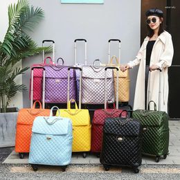 Suitcases Travel Suitcase Pull Rod Universal Wheel 20Inch Boarding Hand Short Distance Business Trip Small Luggage Box Red Lightweight Bag