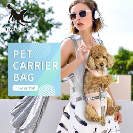 Carriers TAILUP Front Pet Backpack for small dogs and cats Adjustable Pet Dog Carrier Bag Outdoor Travel Strap Shoulder Bag EasyFit