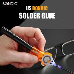 Headphones Bondic Glass Glue Pen Liquid Tape Flashlight UV Strong Quick Repair Glue Tools Plastic Metal Woodwork Welding Glass Glue Pen