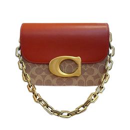 Designer New Classic Logo Snake Leather Details Small Shoulder Bag