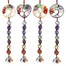 4 ПК Устают ловцы мечты Crystal Dream Catchers Wall Hangress Room Garden Dreamcatchers Decr 302