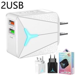 Dual USB Wall Adapter Phone and Laptop Charger EU/US/UK Adapted For iphone Samsung Smart phone