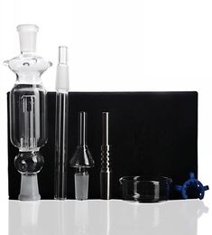 IN STOCK 10mm 14mm 18mm Black Box Nectar Kits Set Glass Oil Burner Pipe Water Bongs Tobacco Pipes Smoking Accessories Titanium Nai5401528