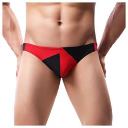 Underpants Style Men Ultra-Thin Breathable Ice Silk Briefs Underwear Sexy Mens Man Slip Calzoncillos Hombre