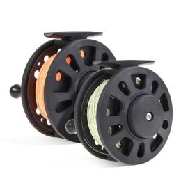 Reels 5/6 7/8 WT Large Arbor Fly Fishing Reel with Line Left Right Hand Interchangeable Former Ice Fishing Wheel