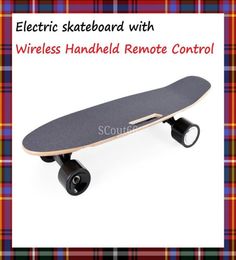 Electric skateboard Portable smart ElectricSkateboard with Wireless Handheld Remote Control for Adults and Teena05301A3468875