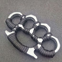 Unique Paperweight Fashion Durable Gaming Four Finger Rings Self Defence EDC Hard Belt Buckle Dusters Paperweight Knuckleduster 814432