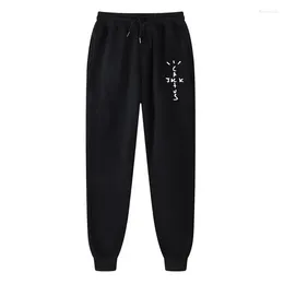 Men's Pants 2024 Letter Printing Autumn Winter Sweatpants Jogging Fleece Home Tracksuit Sport Fitness Trousers Casual Warm