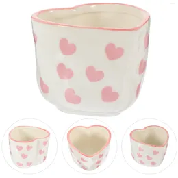 Candle Holders Love Cup Decorative Holder Tea Light Desktop Table Centrepiece Banquets Ceramics Tins