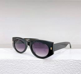 Oval Sunglasses Black Grey Blue Gradient for Women Luxury Glasses Shades Occhiali da sole UV400 Eyewear