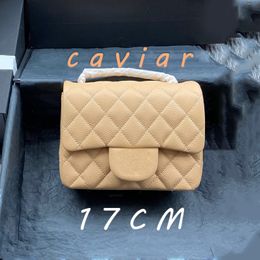 womens purse designer handbags high quality crossbody bag shoulder bags luxurys Evening Bags 17-20CM 10A mini CC Bag flip-top buckle design Real Leather Ladies wallet