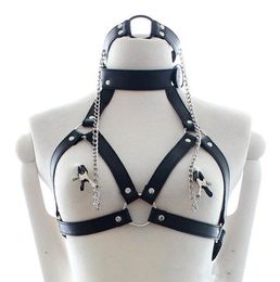 PU Leather Bondage Restraints O Ring Gag Nipple Clamps Slave Collar Fetish Erotic Adult Games Sex toys for Couples3950740
