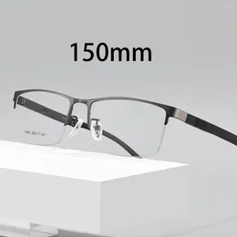 Sunglasses Vazrobe 150mm Oversized Reading Glasses Men Anti Blue Light Big Eyeglasses Frame Male Spectacles Semi Rimless 0 150 250 200 300