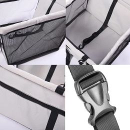 Carriers Pet Dog Carrier Bags Waterproof Folding Hammock Safety Travel Transportin Carrying Basket for Cats Dogs Car Seat Cover