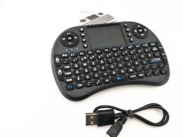 Keyboards 2.4G Wireless Keyboard Handheld Touchpad Keyboard Mouse for PC Android TV BOX DY with battery